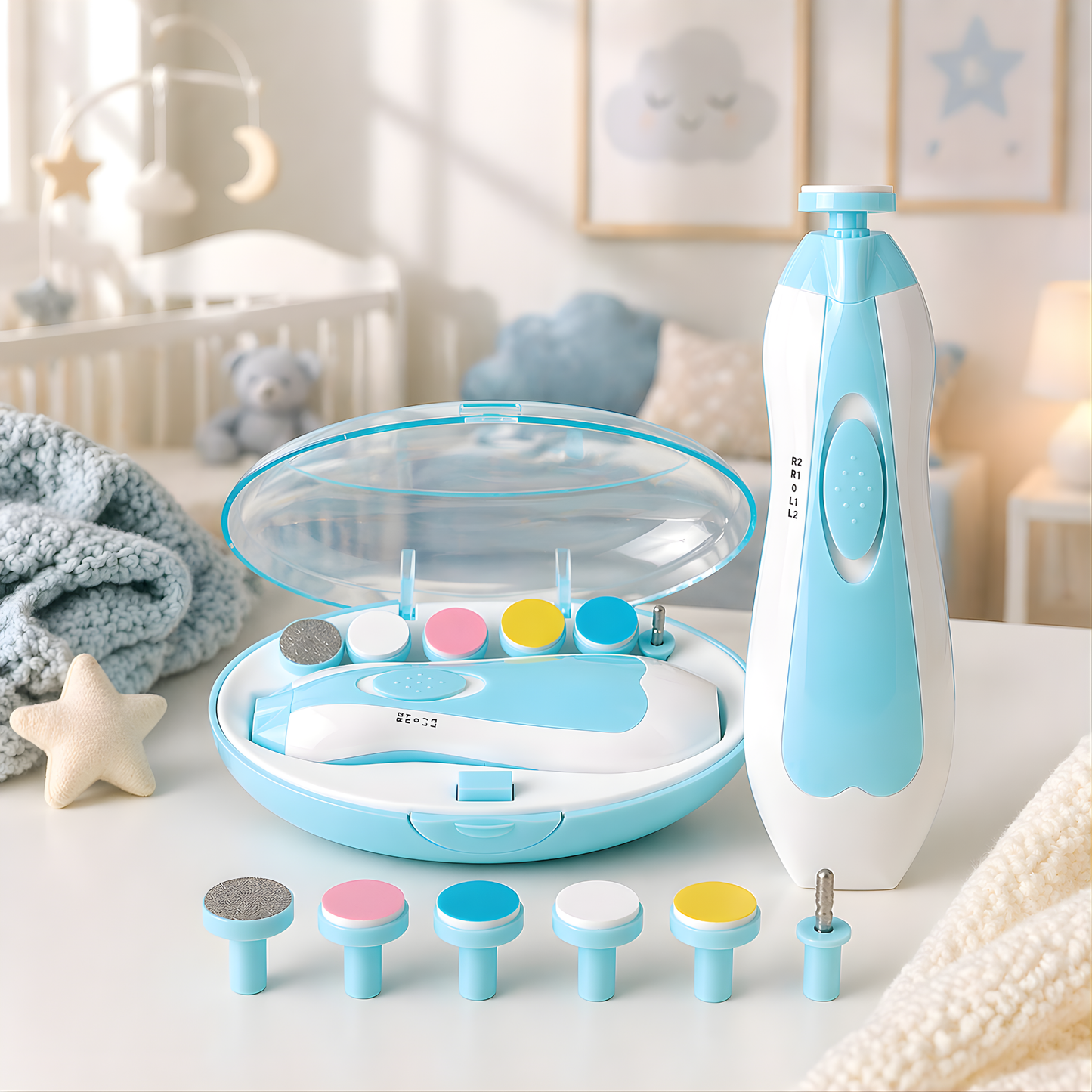 6-in-1 Electric Nail File for Babies