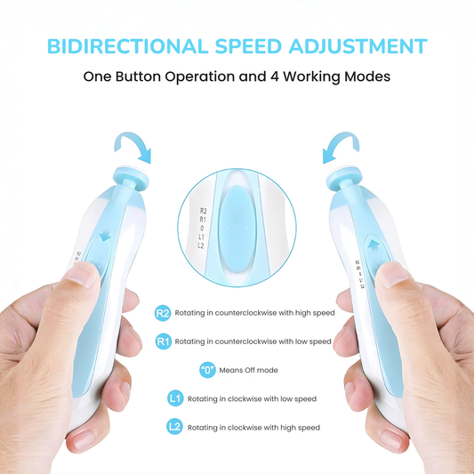 6-in-1 Electric Nail File for Babies